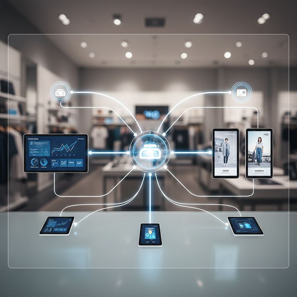 Connected store media network for CPG brands