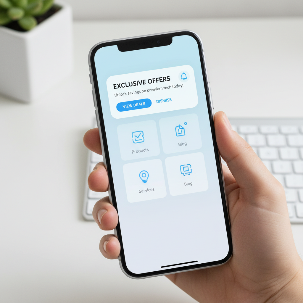 PWA push notifications for mobile marketing engagement