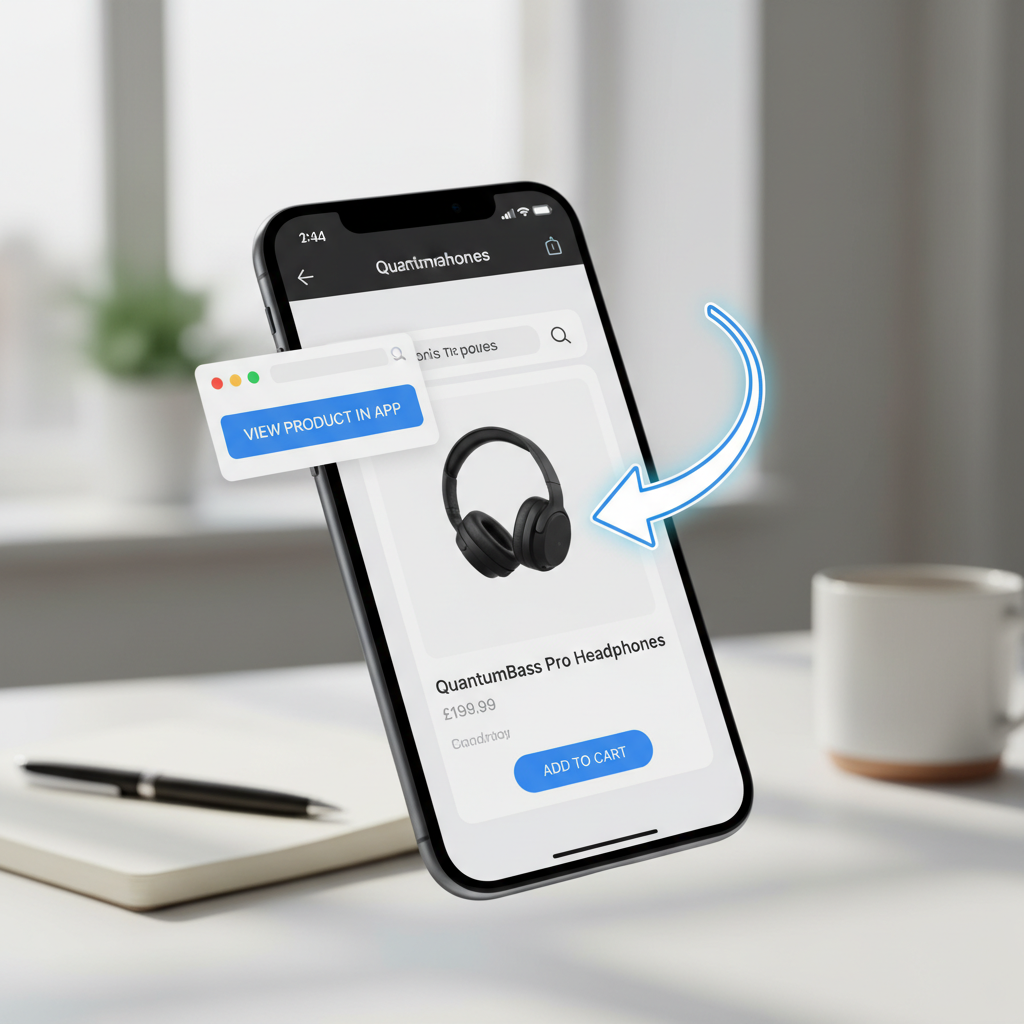 Deep linking directs users to specific in-app content.
