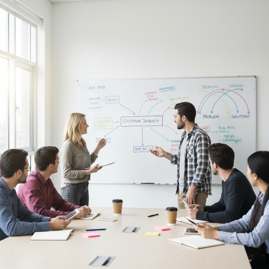 Data-Led Content Strategy Meeting
