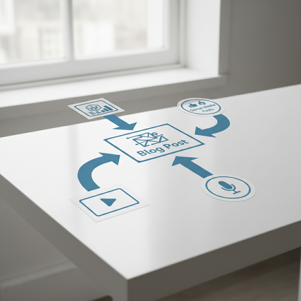 Repurposing One Blog Post into Multiple Content Pieces