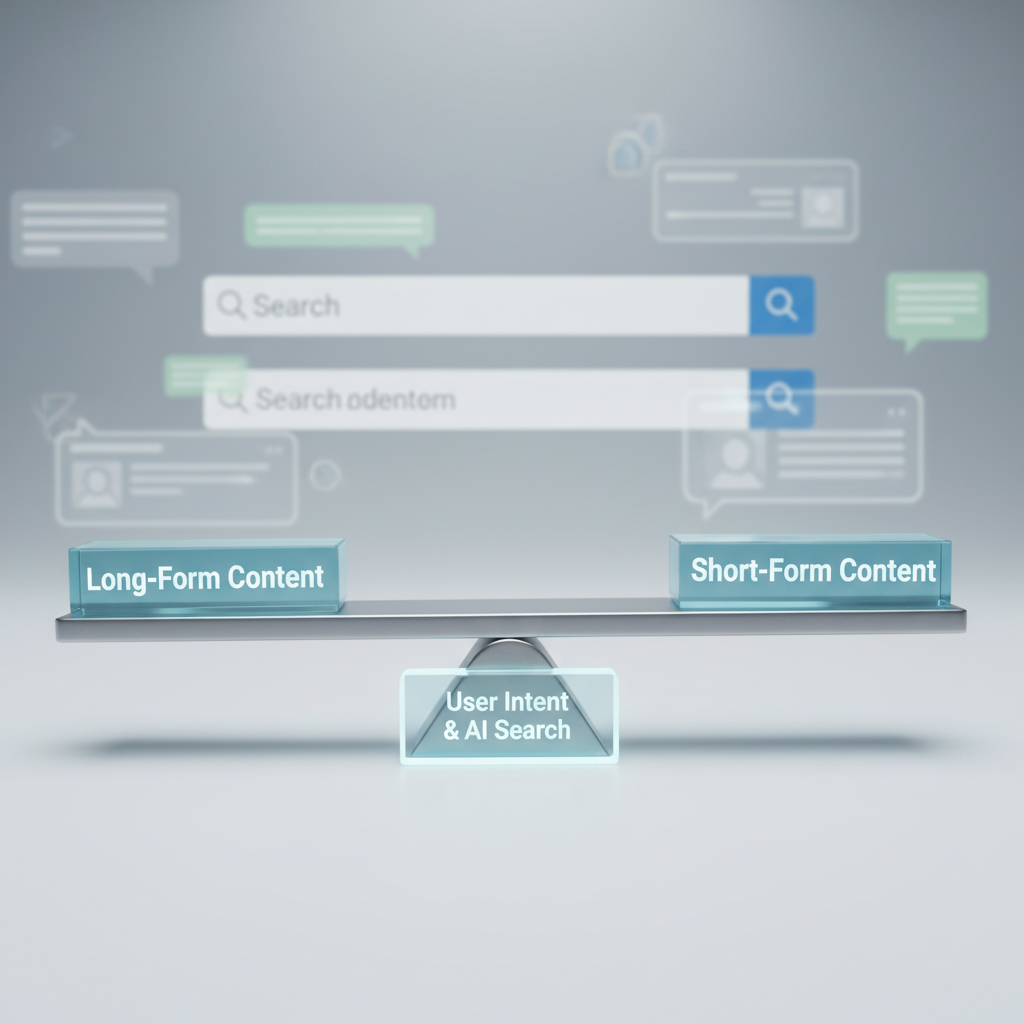 Long-Form vs. Short-Form Content Balance for AI Search
