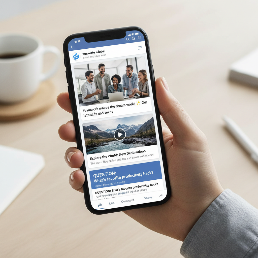 Effective content variety for Facebook organic reach