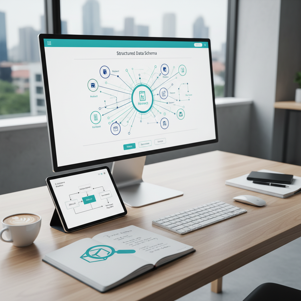 Structured Data Schema Strategy for Ecommerce Product SEO illustration