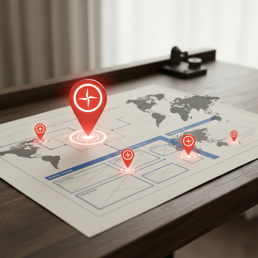 Website architecture optimized for AI and geo-targeting
