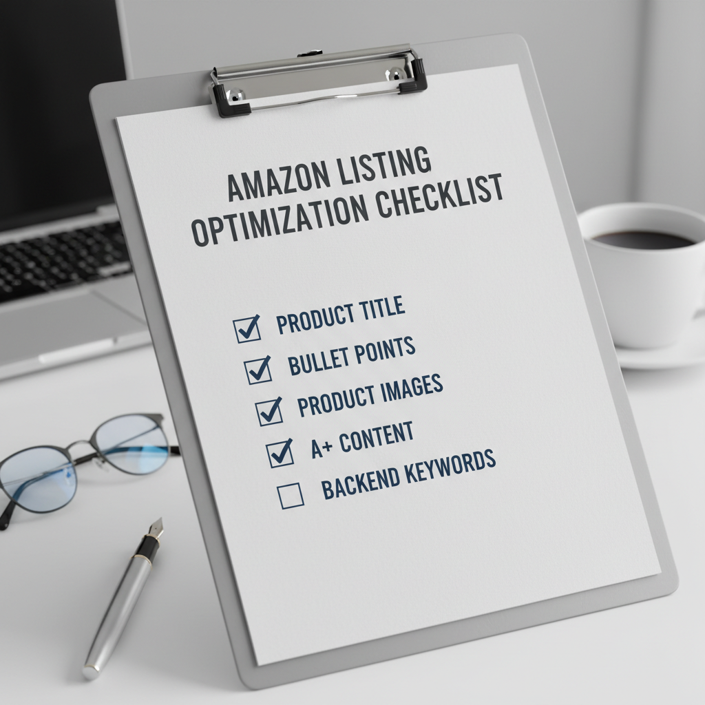 Amazon listing optimization checklist