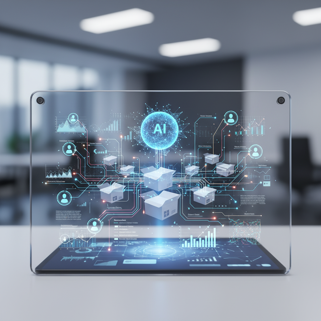 AI analyzing product reviews for recommendations