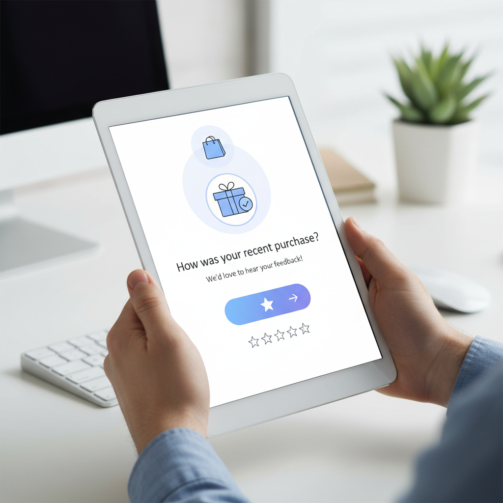 Email prompting customer for product review
