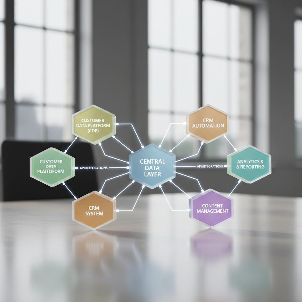 Composable Martech Architecture Diagram