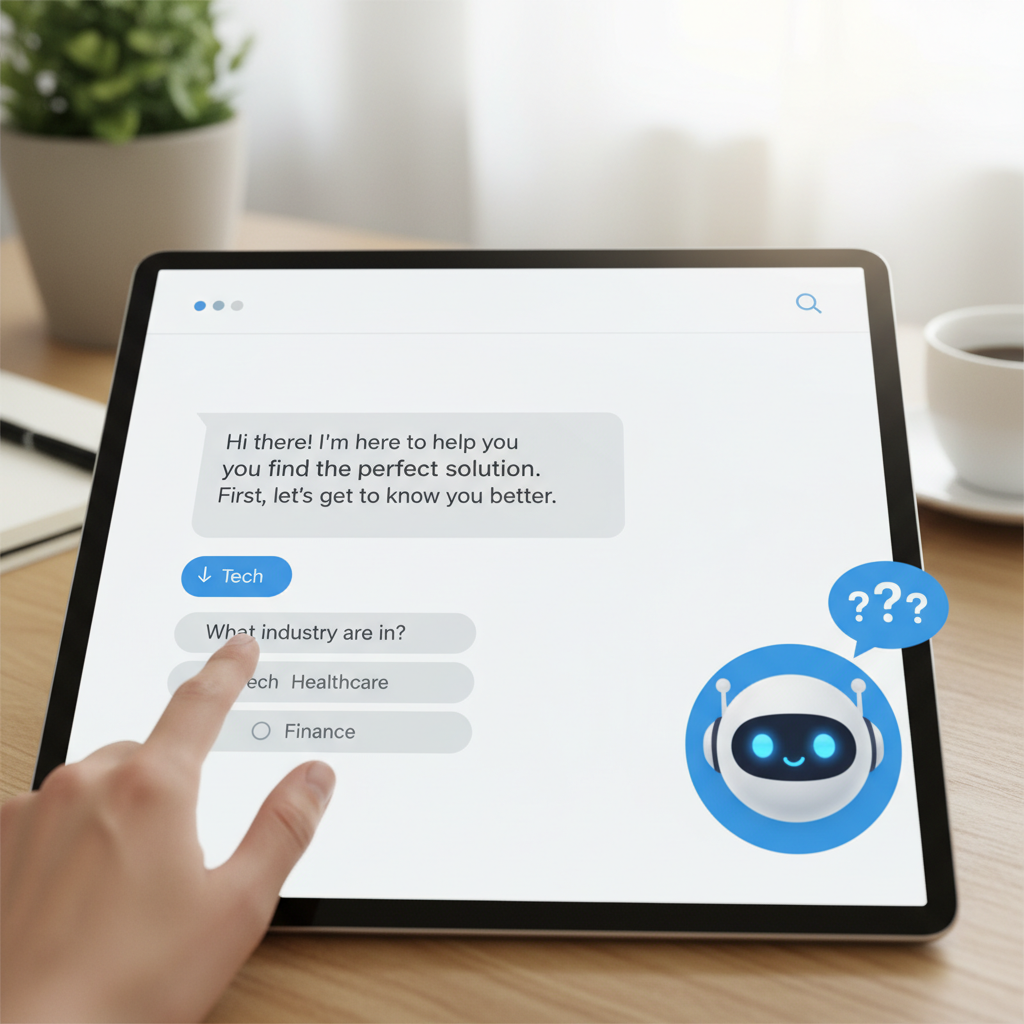 AI Chatbot Lead Qualification on Landing Pages