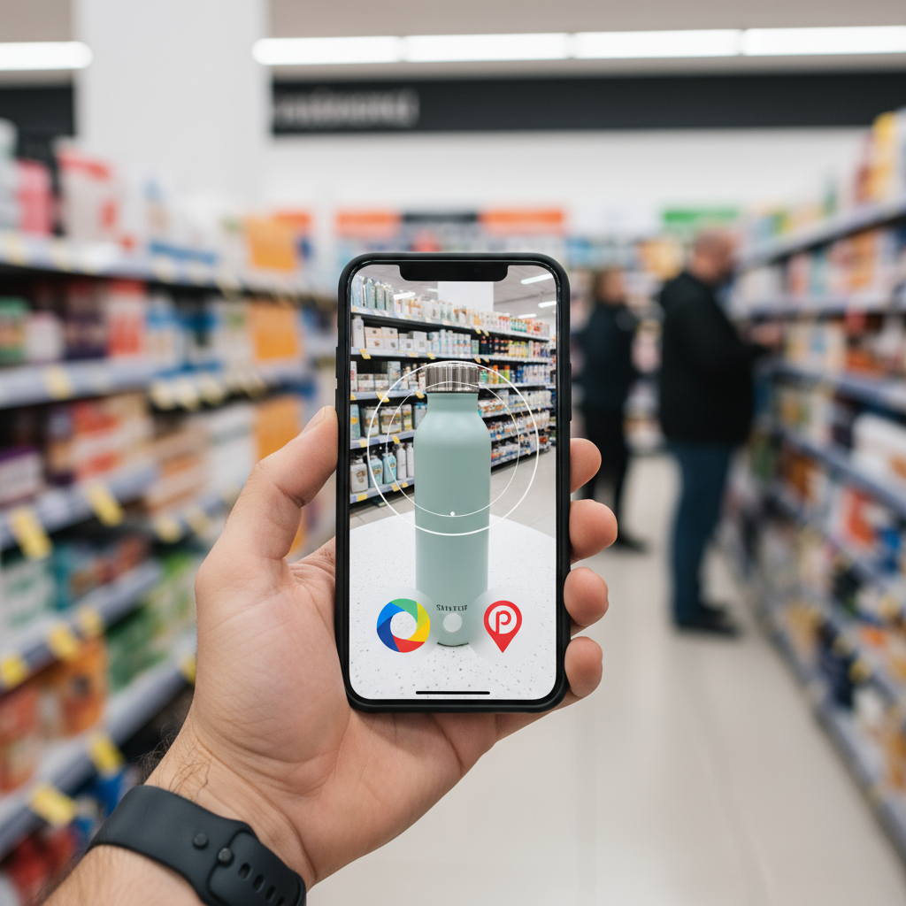 Visual search user experience with Google Lens and Pinterest