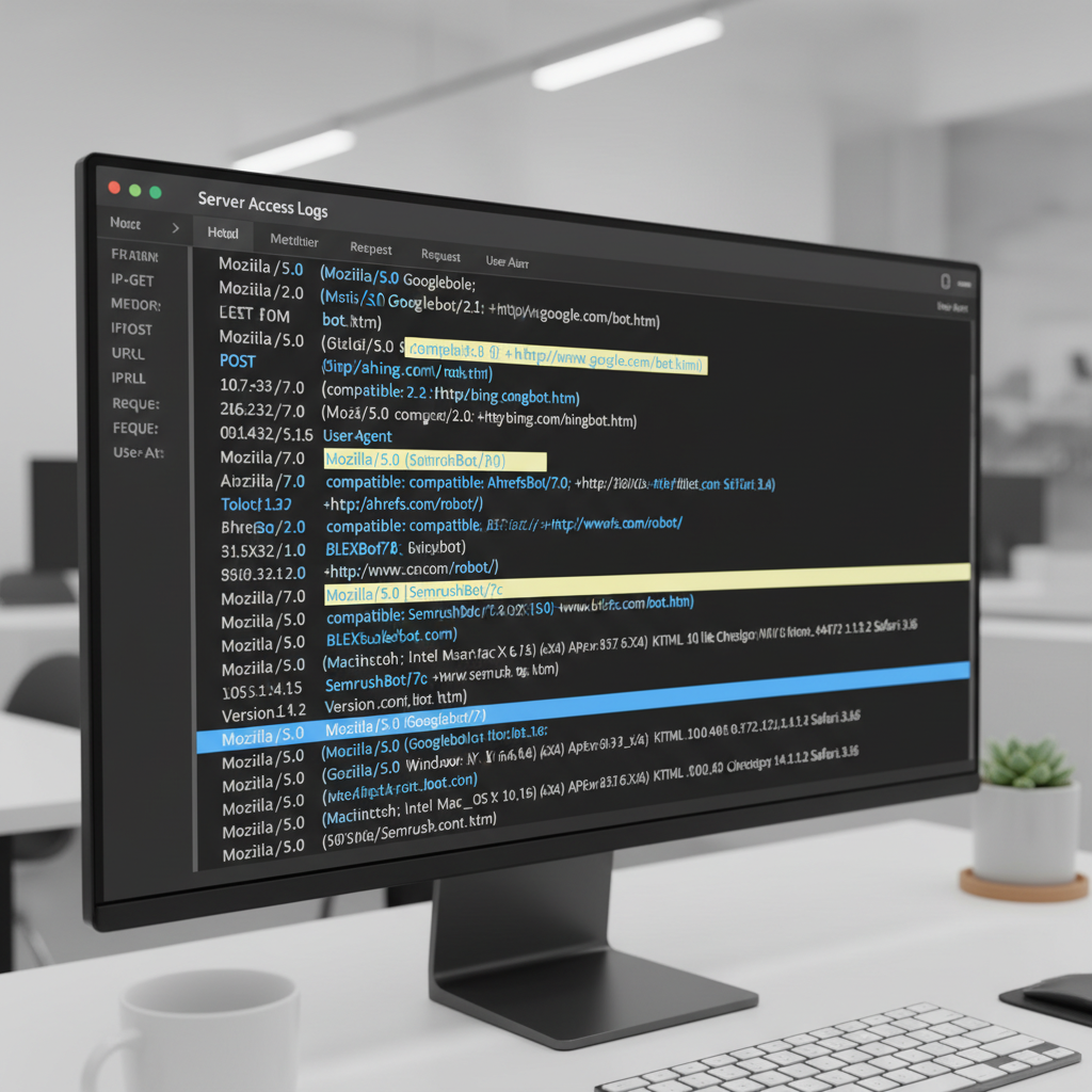 Server Log Analysis for AI Crawler Audit