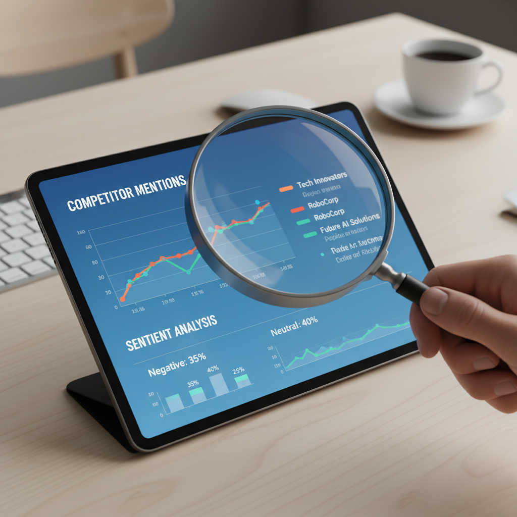 Alt text: AI Answer Competitor Audit - Analyzing AI-generated search results for competitor mentions
