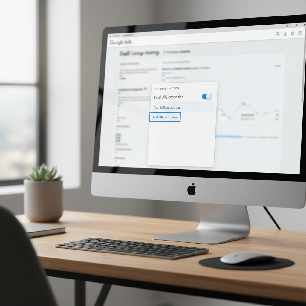 Google Ads AI Max URL exclusion and inclusion settings