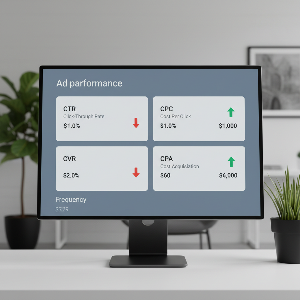 Ad Performance Metrics Dashboard