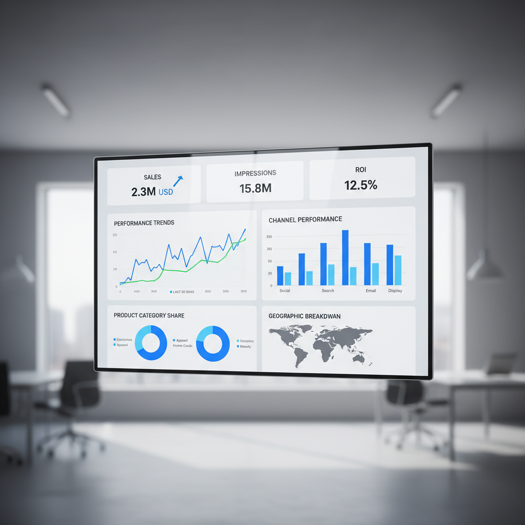 Commerce Media Performance Dashboard