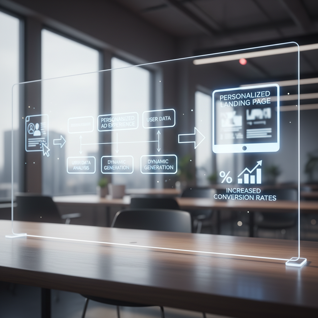Personalized Ad to Landing Page Conversion Flow