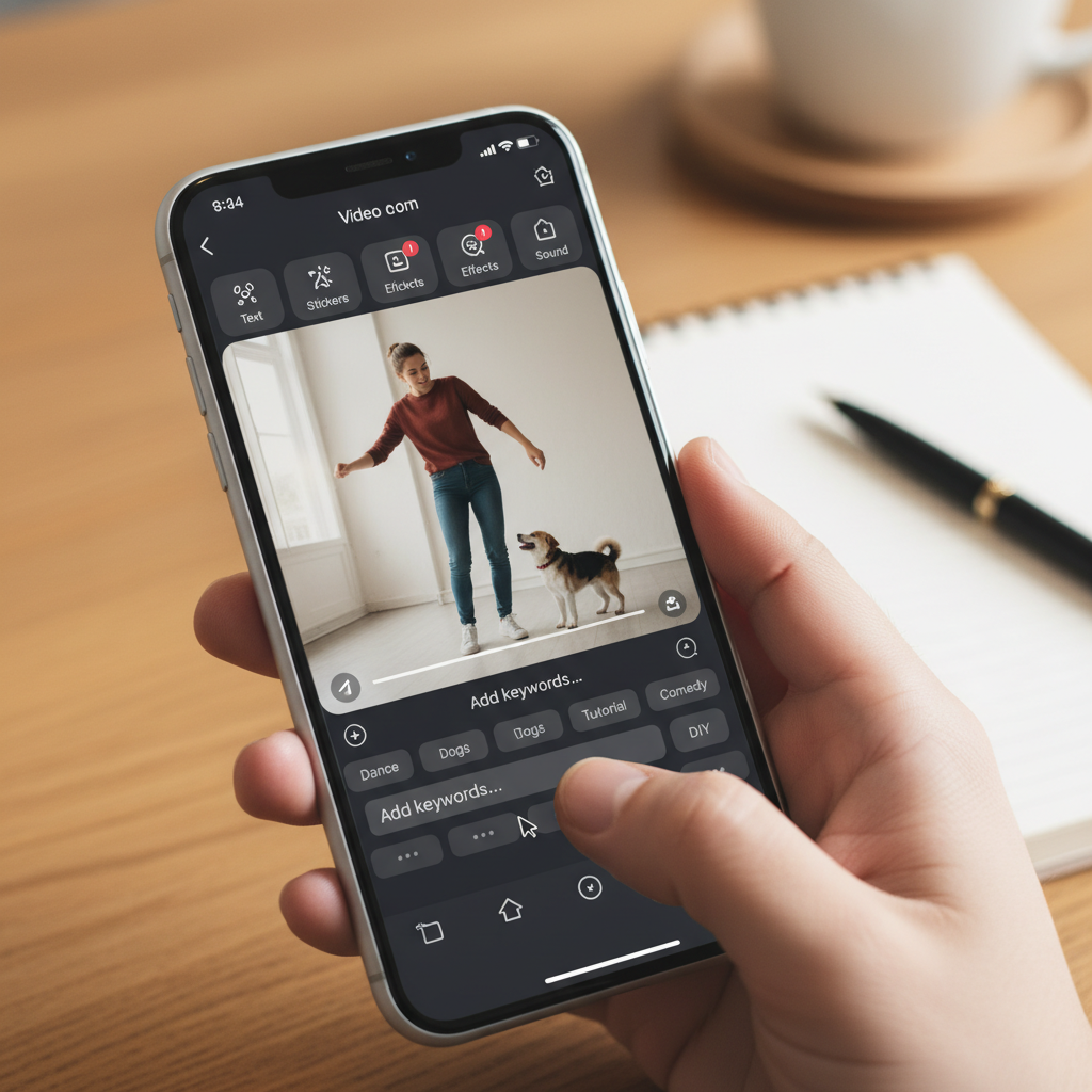 TikTok video optimization for search visibility