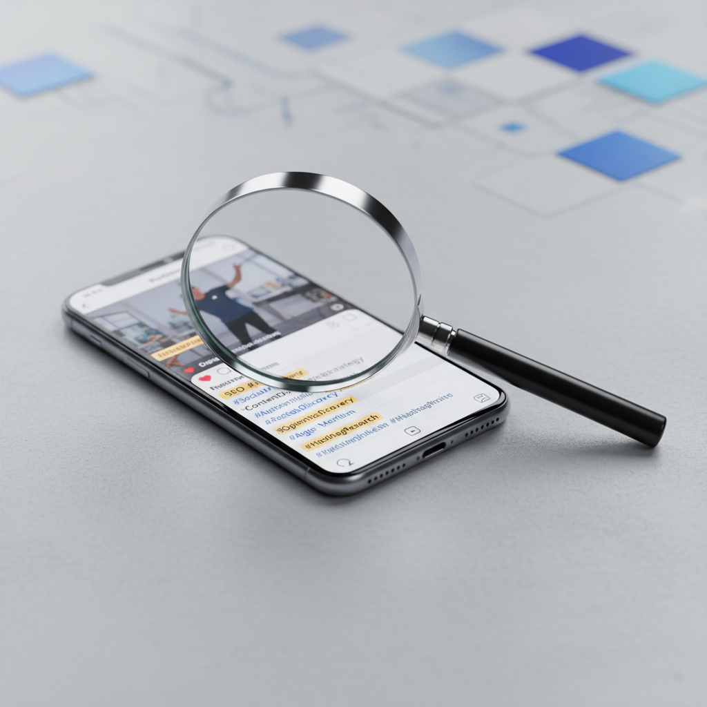 Instagram Reels search optimization with keywords and hashtags