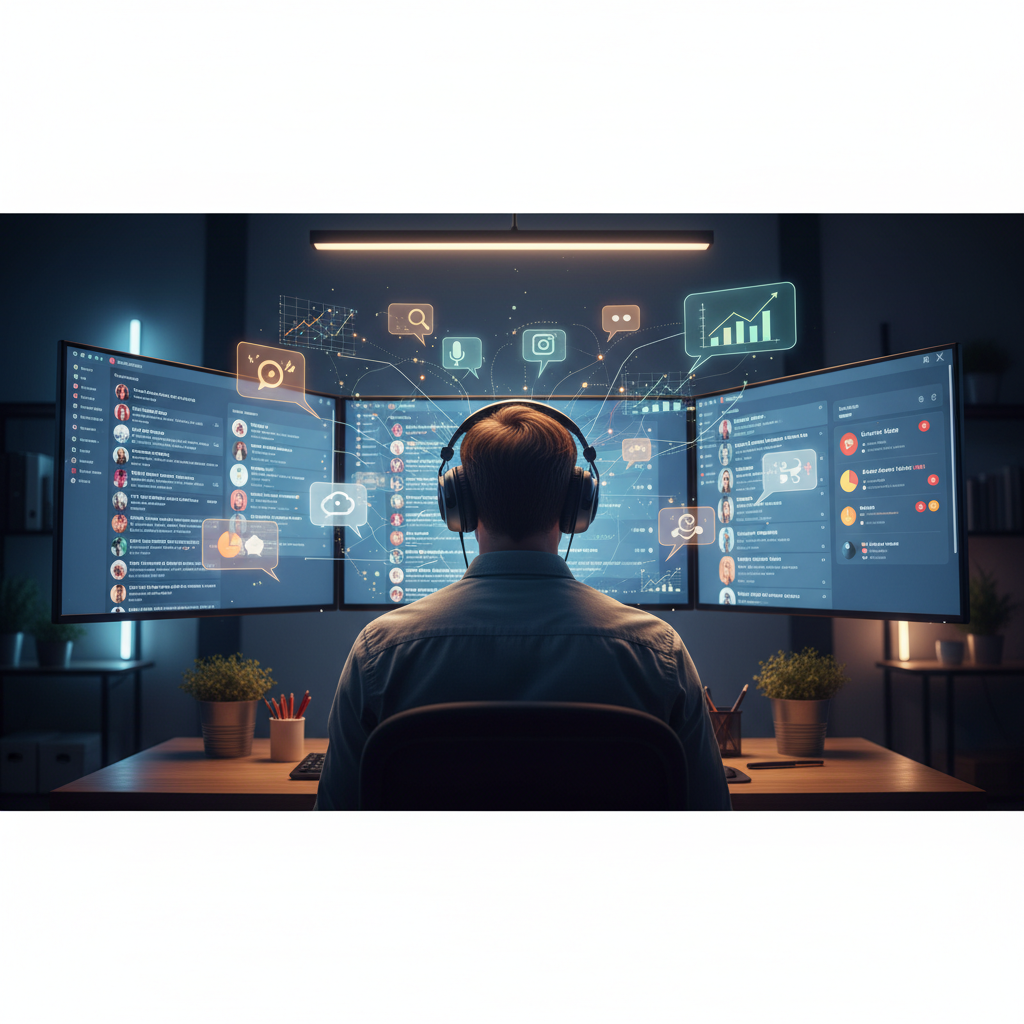 Active community listening for business insights
