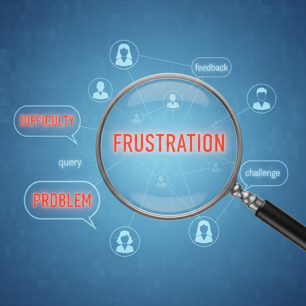 Discovering customer pain points through online analysis